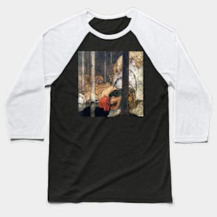 Humpe Drank at a Stream - John Bauer Baseball T-Shirt